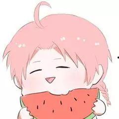 网红吃瓜头像卡通女的,卡通美女的趣味演绎